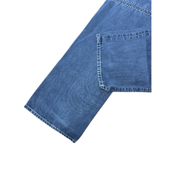 True Religion Men’s Moto Slim Run Stitch Jeans Size 36 Denim Streetwear Edgy - Picture 11 of 11